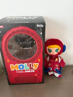 That’s a POP MART MOLLY “Hello, Moon” 1/8 Action Figure